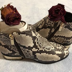 NEW MAKE OFFER fake skin booties